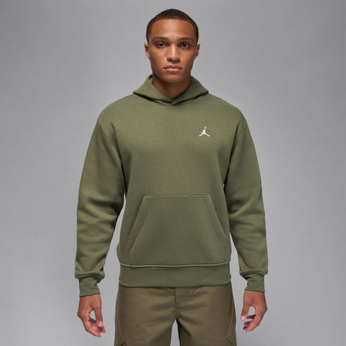 Air Jordan Mens Brooklyn Fleece Pullover Hoodie - Medium Olive