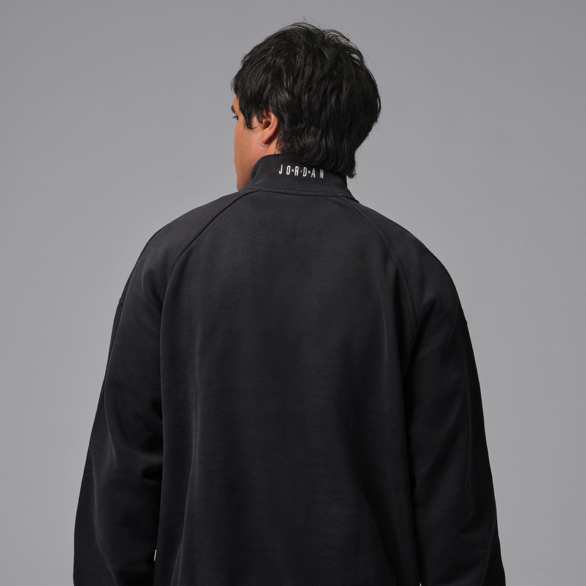 Air Jordan Mens Fleece 1/4 Zip - Black