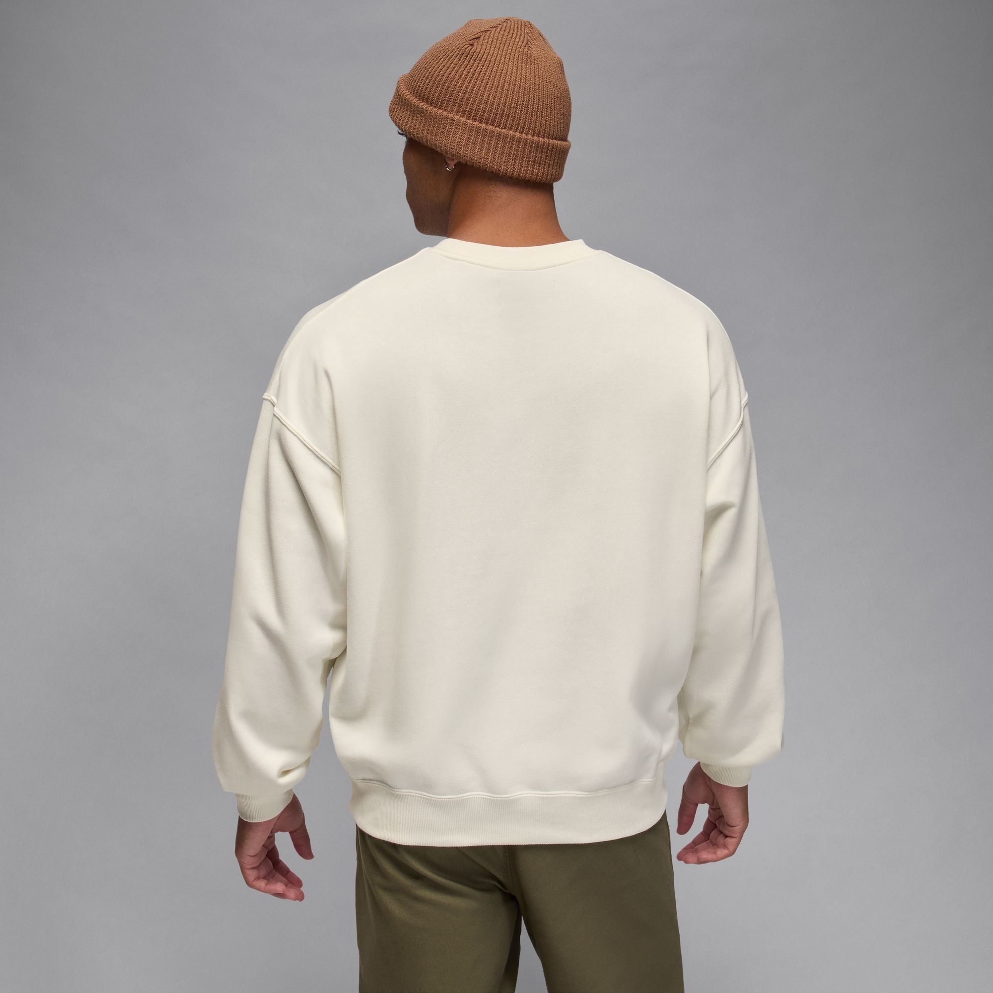 Air Jordan Mens French Terry Realtree Crewneck - Sail