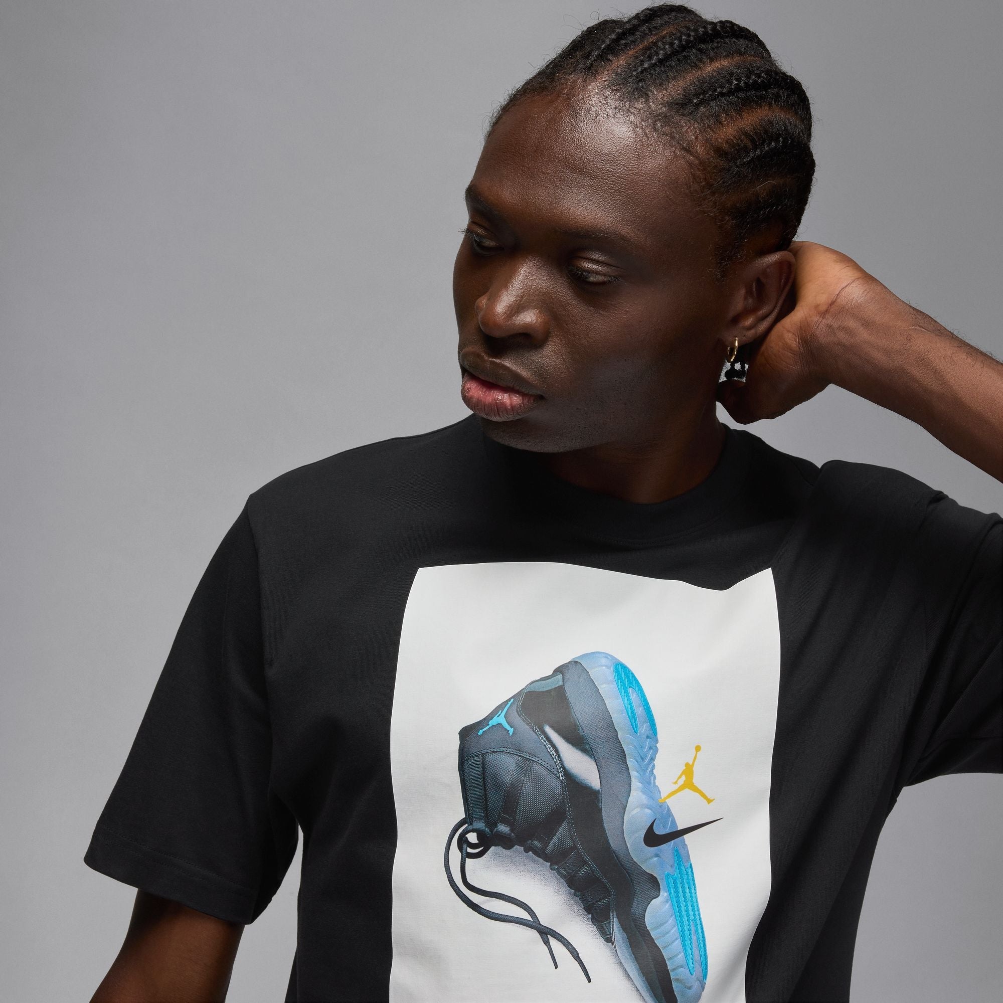 Air Jordan Mens Gamma Tee - Black