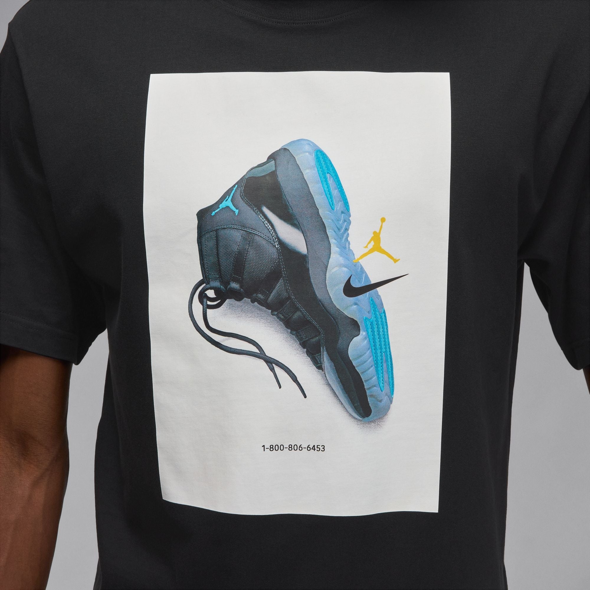 Air Jordan Mens Gamma Tee - Black