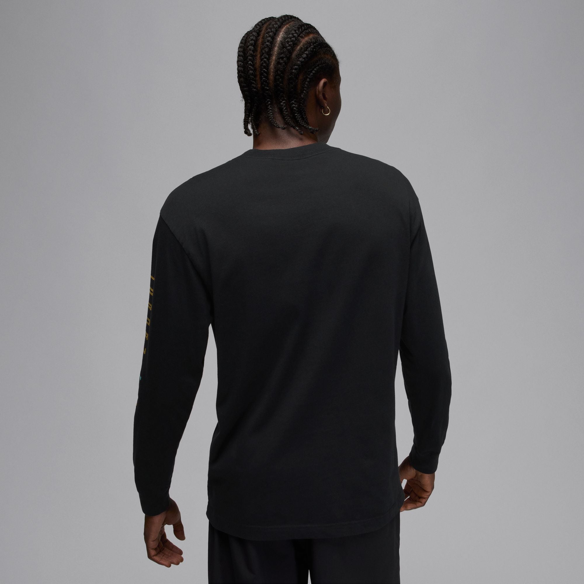 Air Jordan Mens Gamma Long Sleeve - Black
