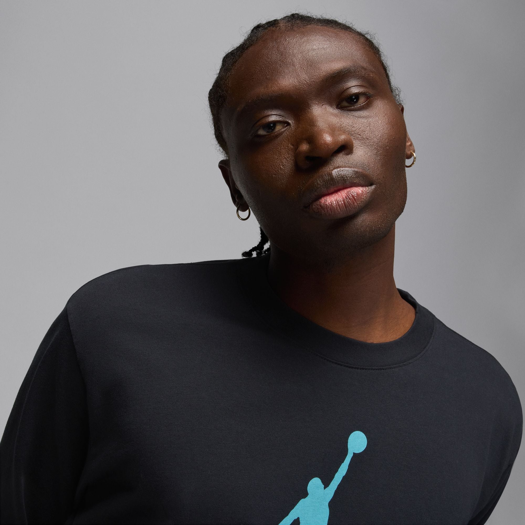 Air Jordan Mens Gamma Long Sleeve - Black