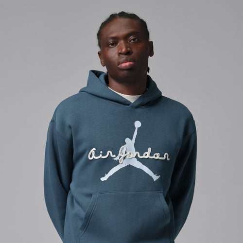 Air Jordan Mens Brooklyn Fleece Pullover Hoodie - Squadron Blue