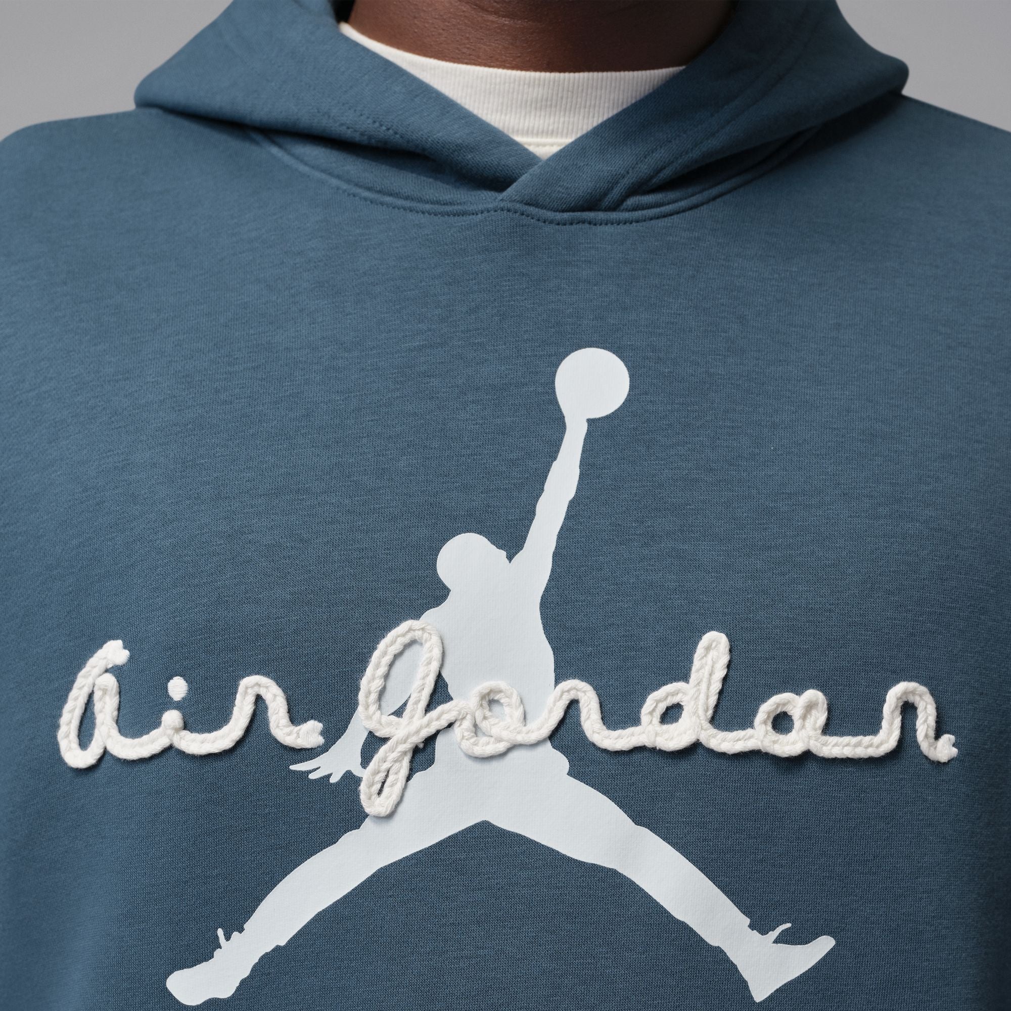 Air Jordan Mens Brooklyn Fleece Pullover Hoodie - Squadron Blue